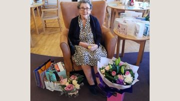 Resident at Tameside care home celebrates 90th birthday
